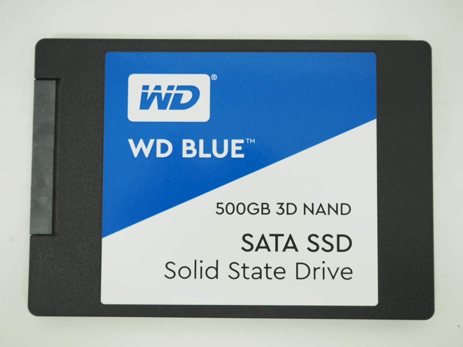 WESTERN DIGITAL WD BLUE 500GB 3D NAND 2.5 SATA Laptop SSD Tested, Wiped. Available Now for $24.99