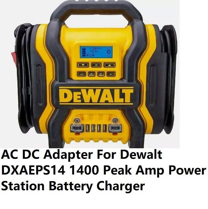 🔥fast Charger For Dewalt DXAEPS14 1400 Peak Amp Power Station jump starter. Available Now for $9.95