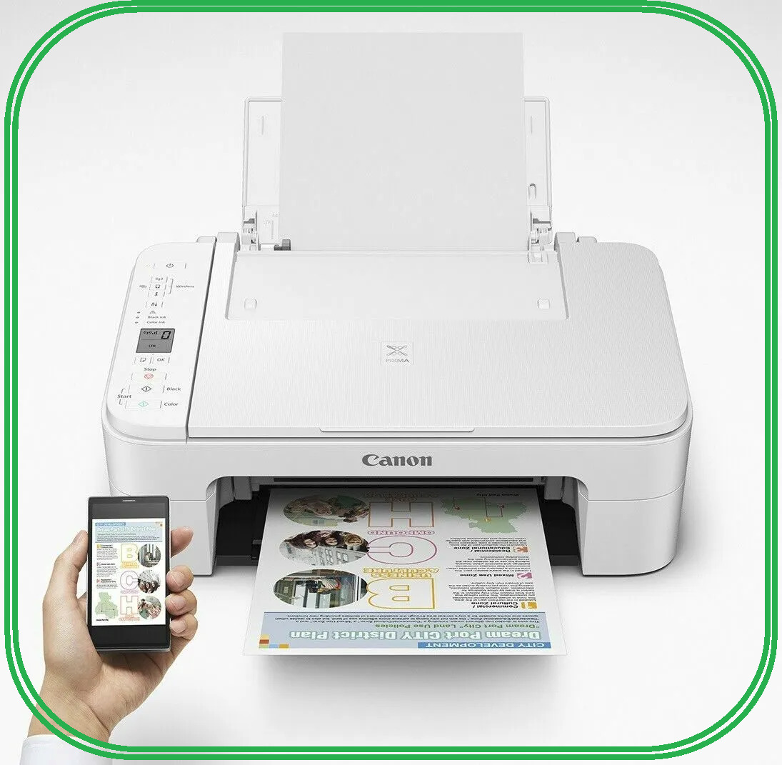 New Canon 3722 (3522) Wireless Printer-Copy-Scan-5'x5' Photo-back School Deal. Available Now for $58.95