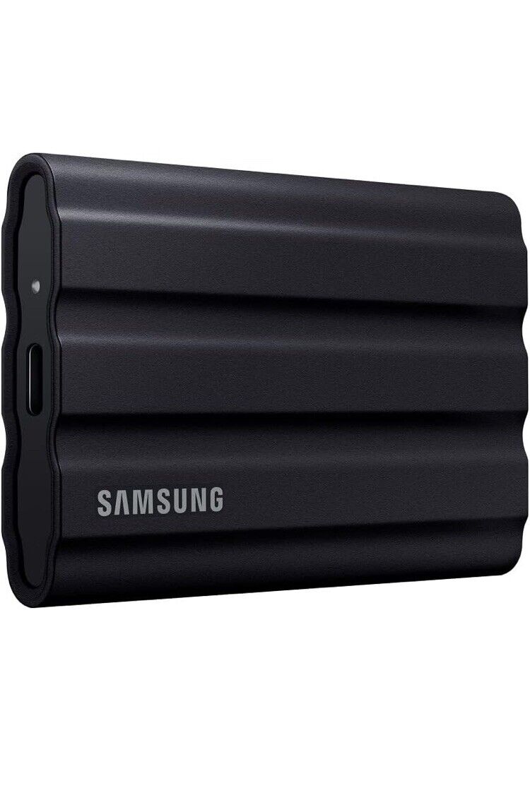 Samsung T7 Shield 2TB External USB 3.2 Gen2 Rugged SSD IP65 WaterResistant Black. Available Now for $129.00