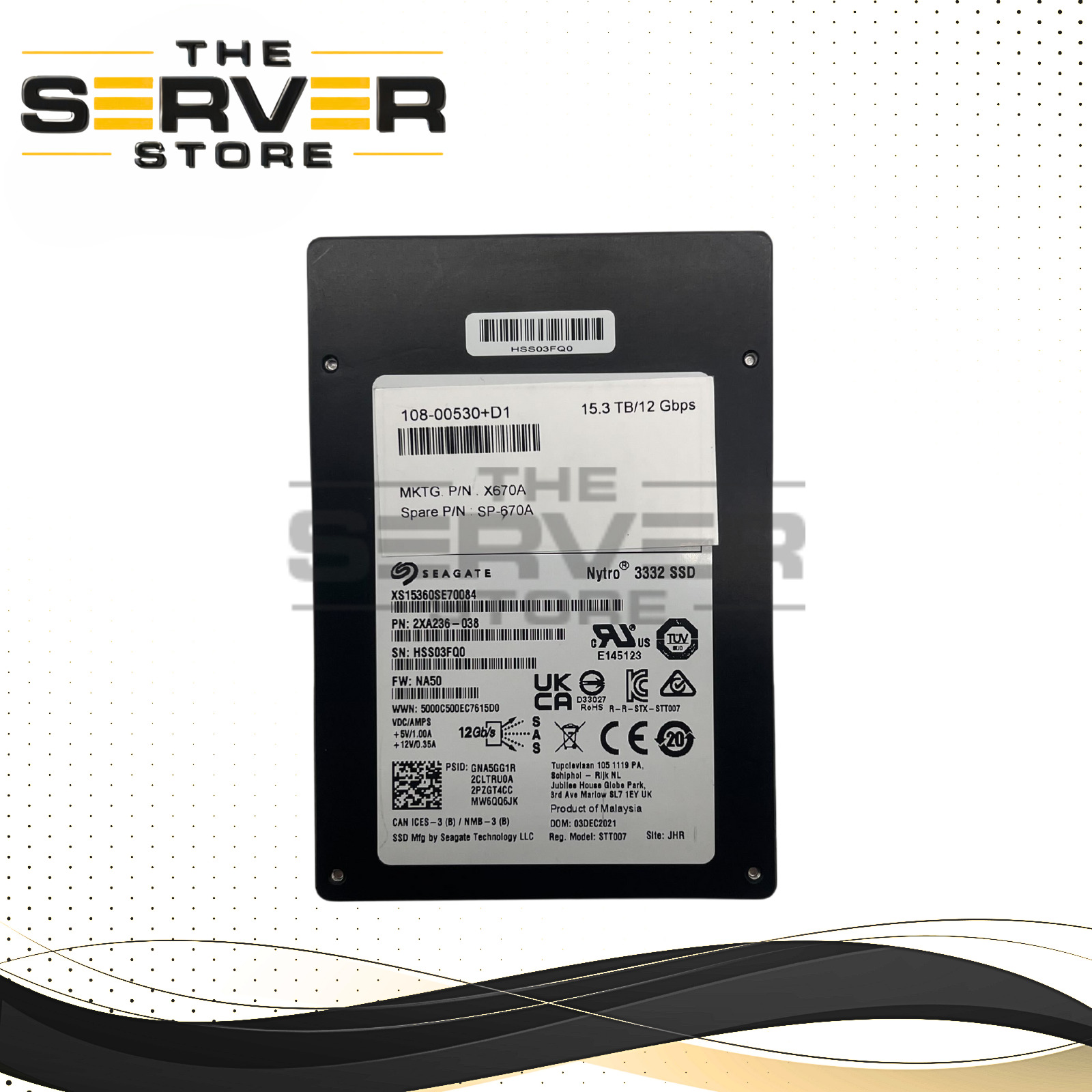 Seagate Nytro 3332 15.36TB 12GBS SAS Solid State Drive . Available Now for $973.99