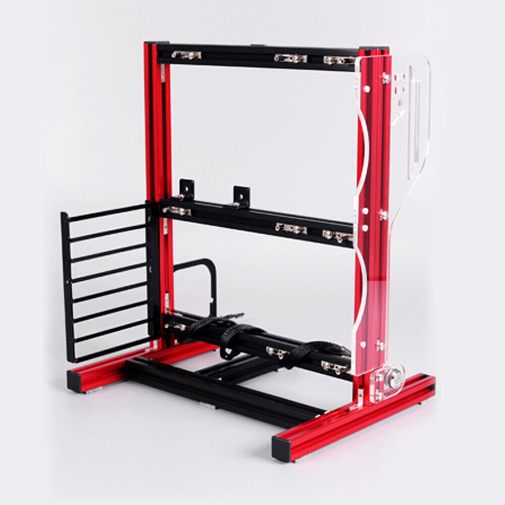 Red DIY ITX ATX MATX PC Frame Test Bench Open Air Case Water Cooling Fan Chassic. Available Now for $55.72