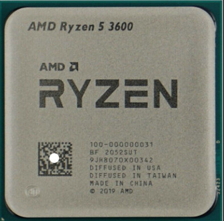 AMD CPU Ryzen 5 3600 3.6 GHZ Six-Core Socket AM4. Available Now for $57.00