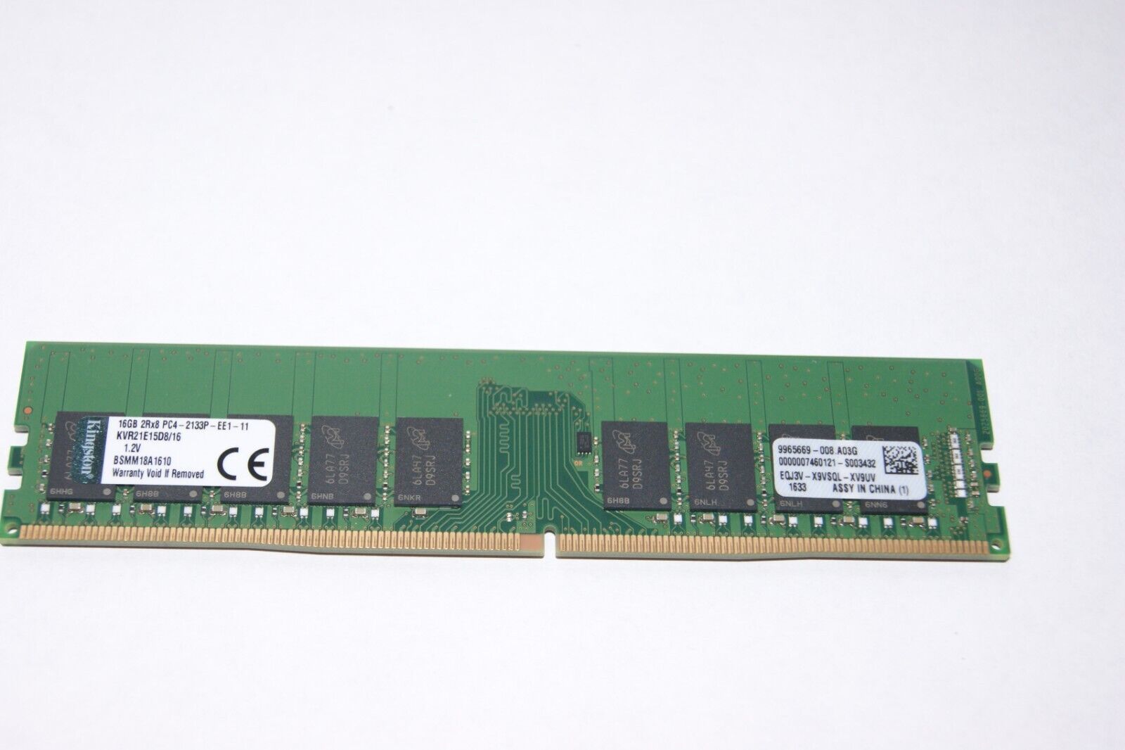 16GB DDR4 ECC UDIMM Unbuffered Memory RAM Unregistered 2133P Dell R230 R330 T130. Available Now for $24.99