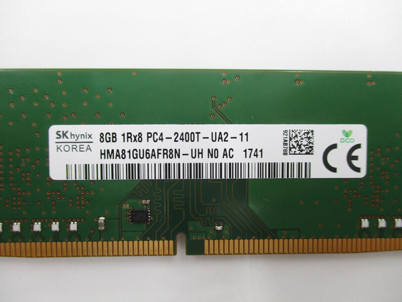 SK Hynix 8GB 1Rx8 PC4-2400T HMA81GU6AFR8N-UH Desktop RAM. Available Now for $11.99