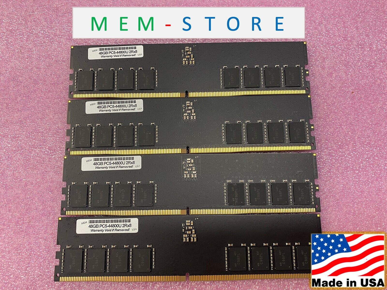 192GB 4x48GB DDR5-5600 Non-ECC UDIMM RAM Memory Compatible with Gaming Servers. Available Now for $499.00