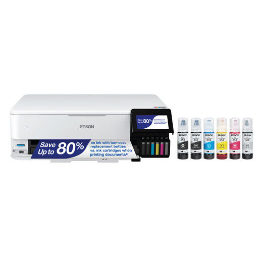 Epson EcoTank Photo ET-8550 Wide-format Printer - Certified Refurbished. Available Now for $479.99