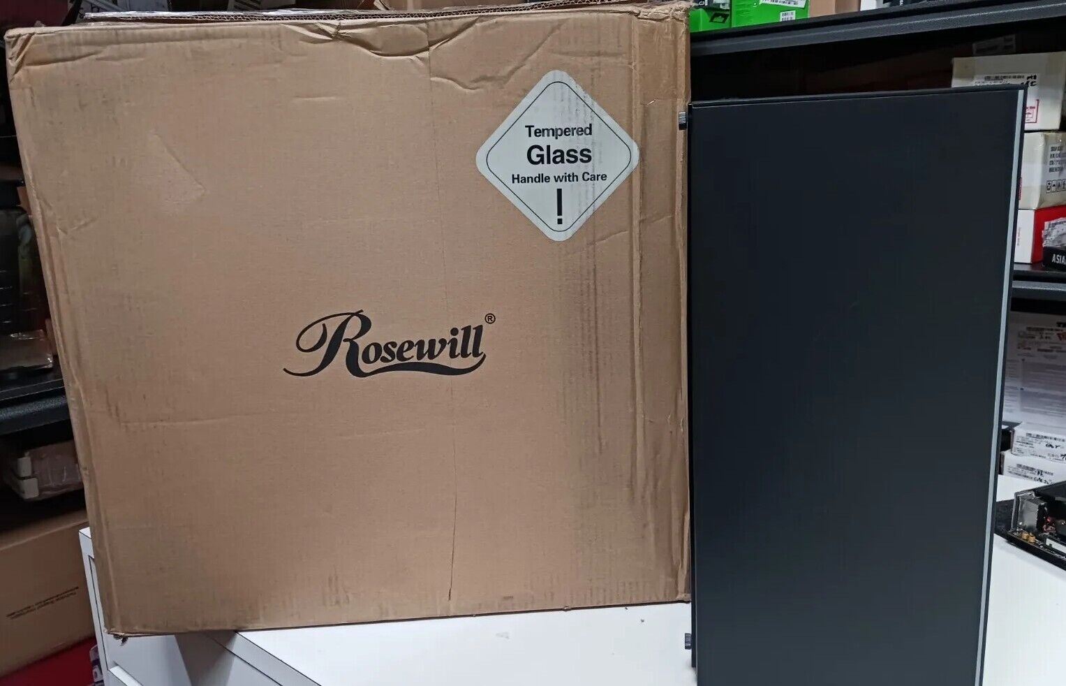 -Rosewill ZIRCON I ATX Mid Tower Gaming PC Computer Case with RGB.. Available Now for $29.00