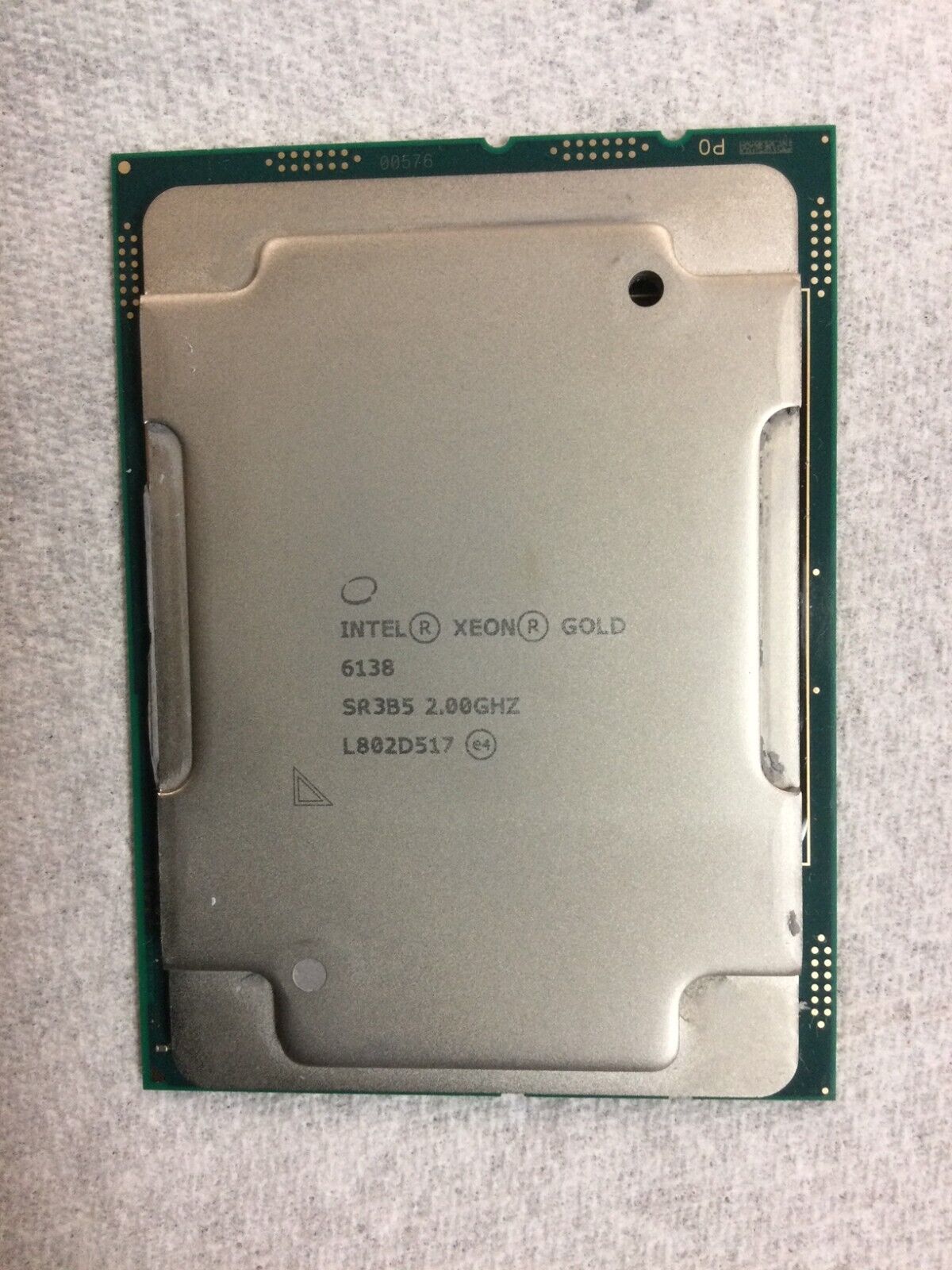 Intel Xeon Gold 6138 2.0 GHz 20 Cores SR3B5 CD8067303406100. Available Now for $20.60