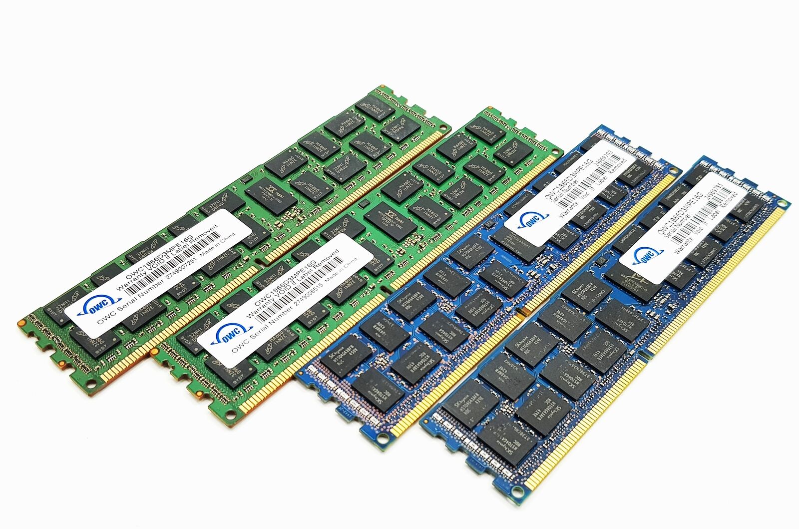 OWC 64GB 4x16GB 1866MHz DDR3 Memory For Apple MAC Pro PC3-14900R OWC1866D3MPE16G. Available Now for $45.23