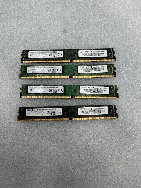 MTA18ADF2G72AZ Micron 16GB PC4-2666V 2RX8 UDIMM 288Pin DIMM VLP. Available Now for $29.99