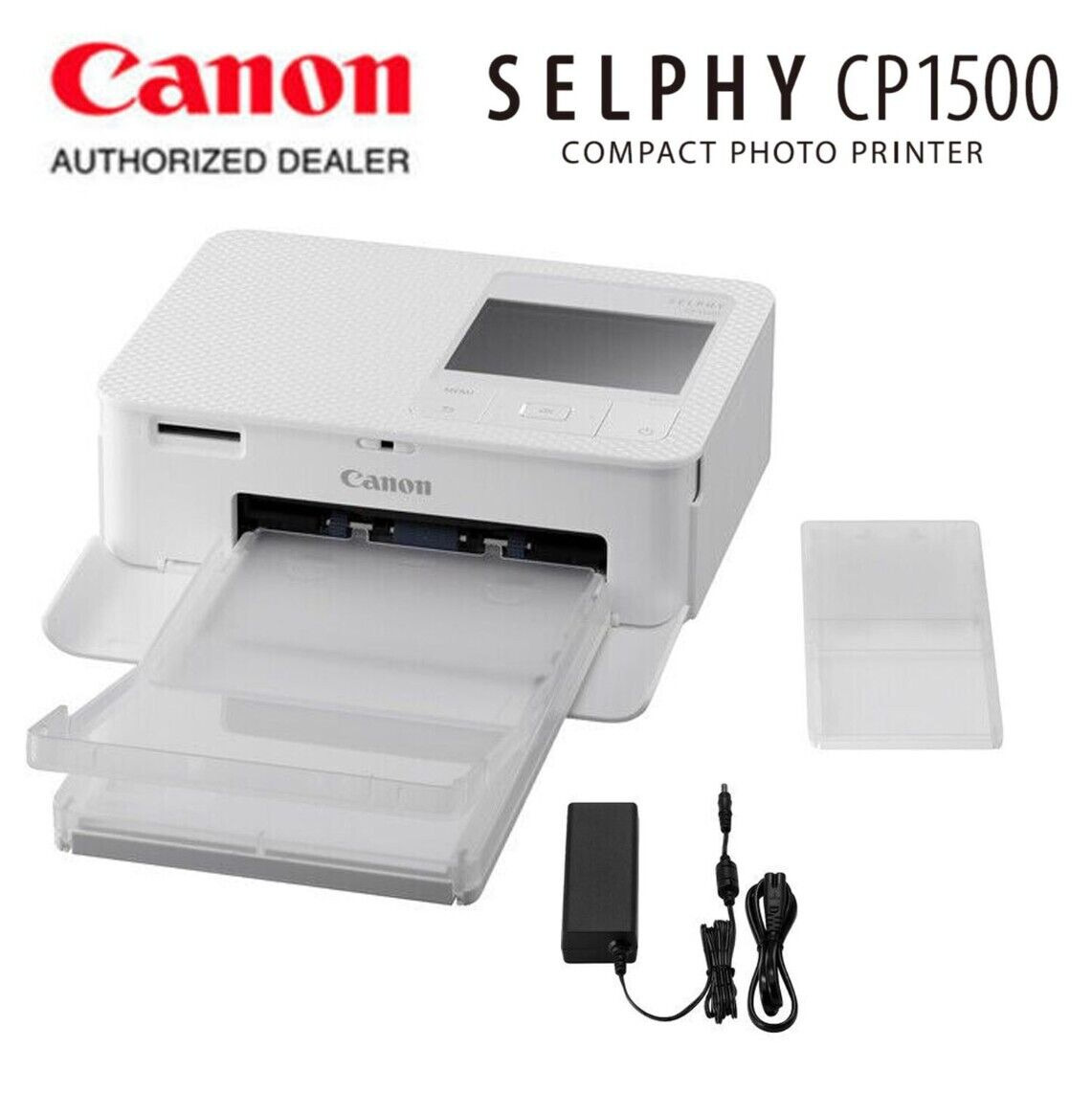 NEW! Canon SELPHY CP1500 Wireless Compact Photo Printer (White). Available Now for $125.00