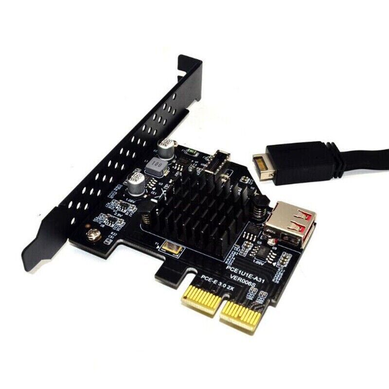 PCI Express 3.0 USB 3.1 PCI-E Card PCIE USB Adapter Raiser TYPE-E 10Gbps+USB2.0. Available Now for $5.97