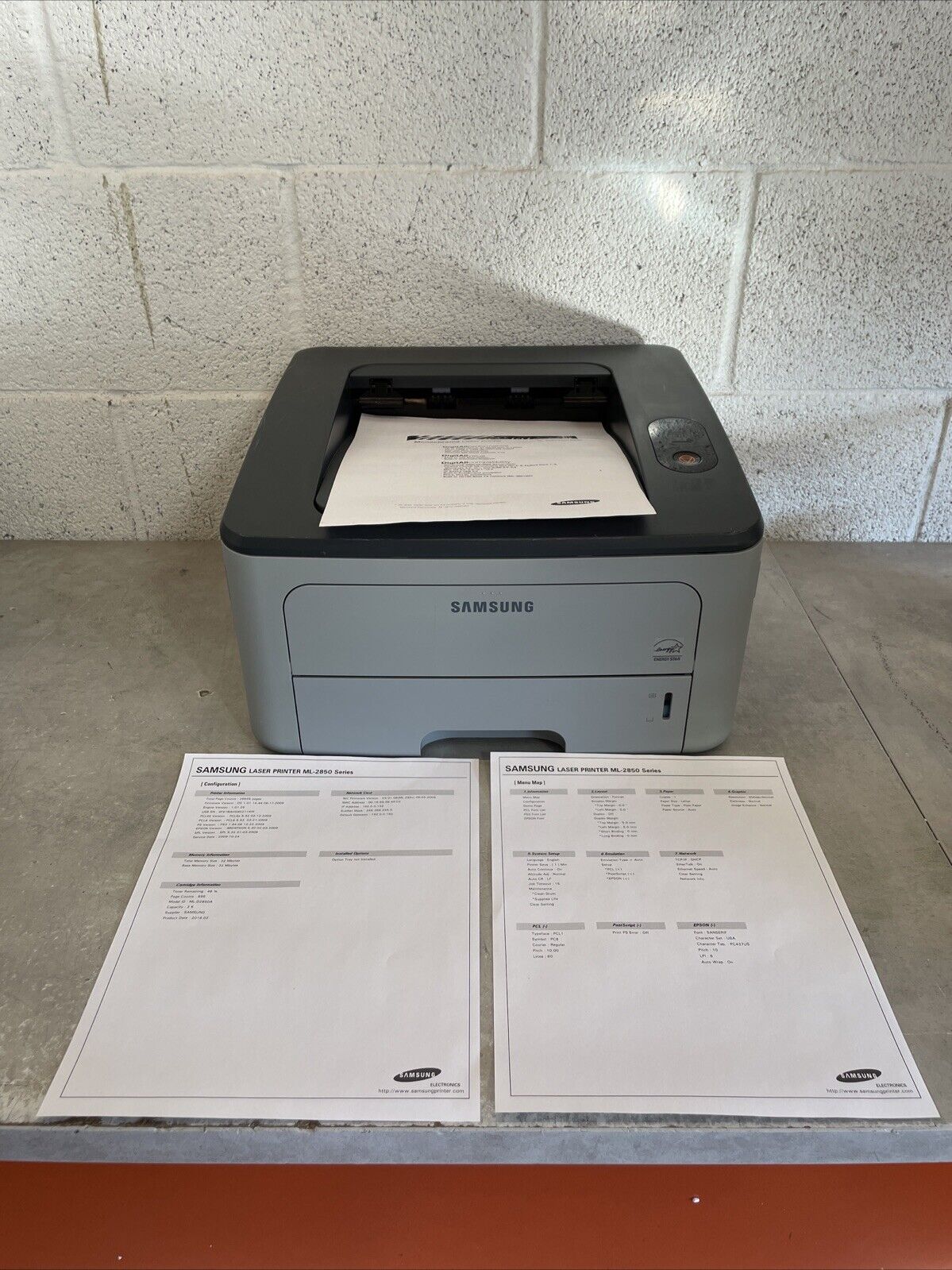 Samsung ML-2851ND Monochrome Duplex Laser Printer with Toner. Available Now for $49.99