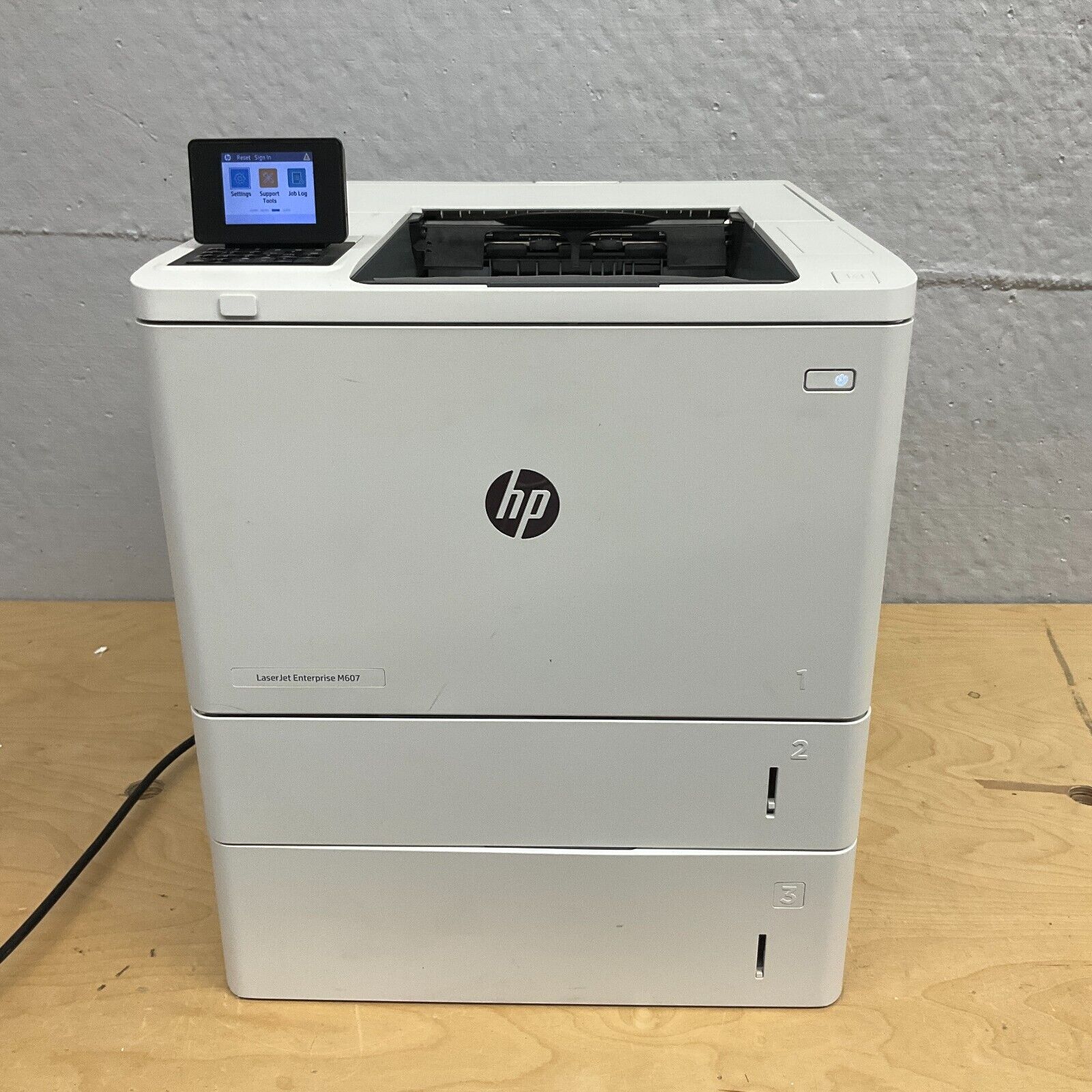 HP Laserjet Enterprise M607 Laser Printer w/Duplex,Toner w/ Extra Tray NICE. Available Now for $179.95