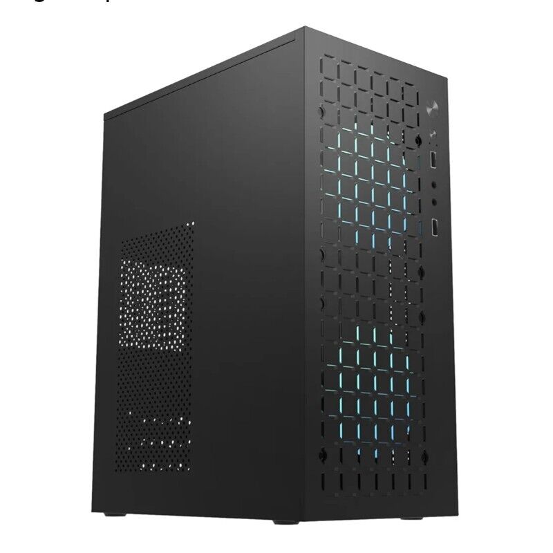 TGDGamer TGO-1 M-ATX High Airflow Micro Computer Case Black USB3.0 I/O No Fans. Available Now for $37.99