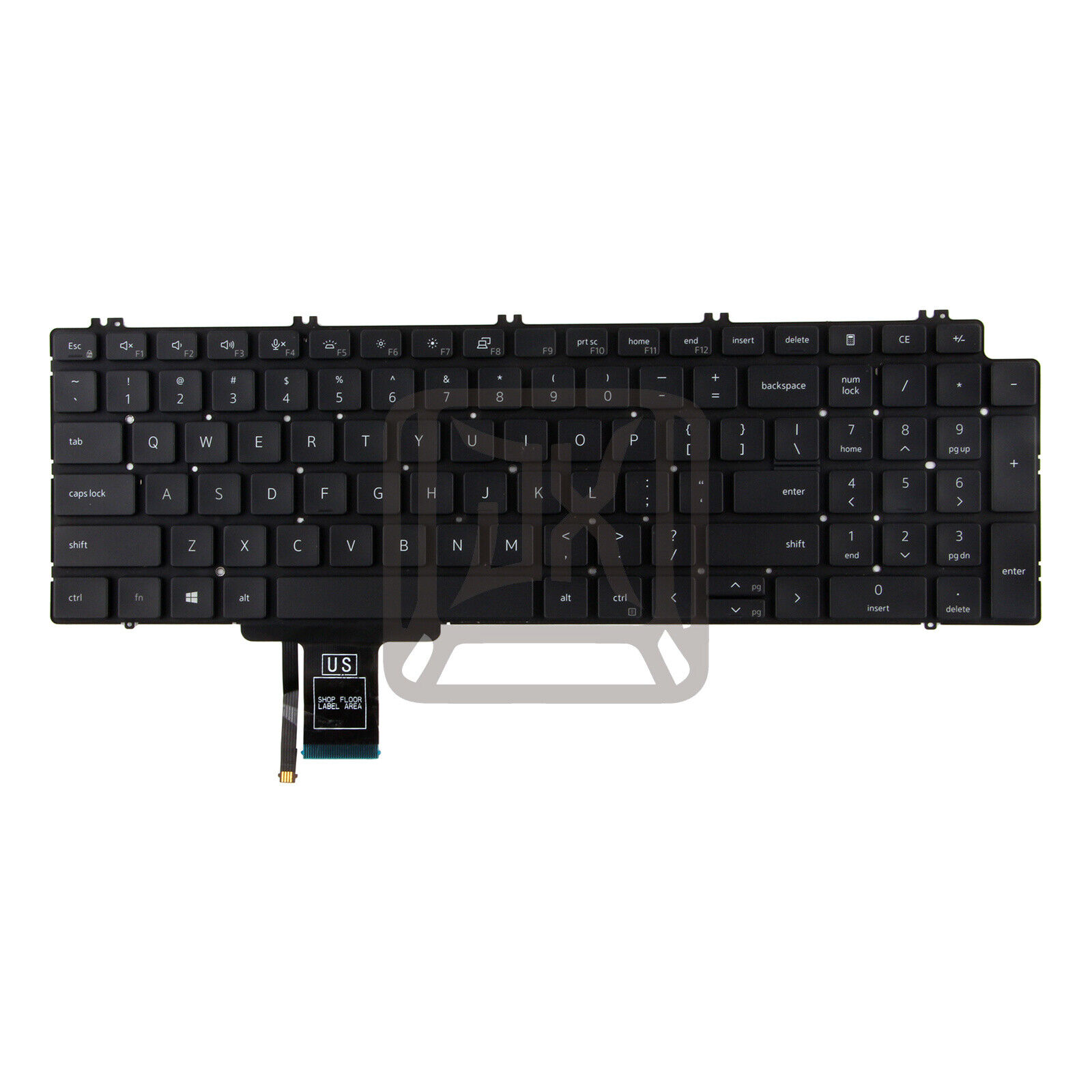 Genuine US Keyboard with Backlight For Dell Precision 7550 7560 7750 7760 0713DM. Available Now for $23.89