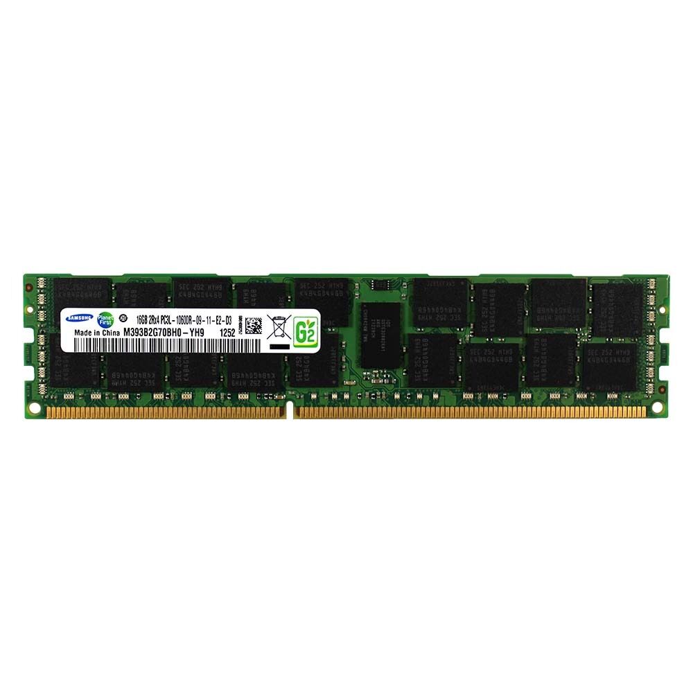 Samsung 16GB 2Rx4 PC3L-10600R DDR3 1333MHz 1.35V ECC REG RDIMM Server Memory RAM. Available Now for $15.99