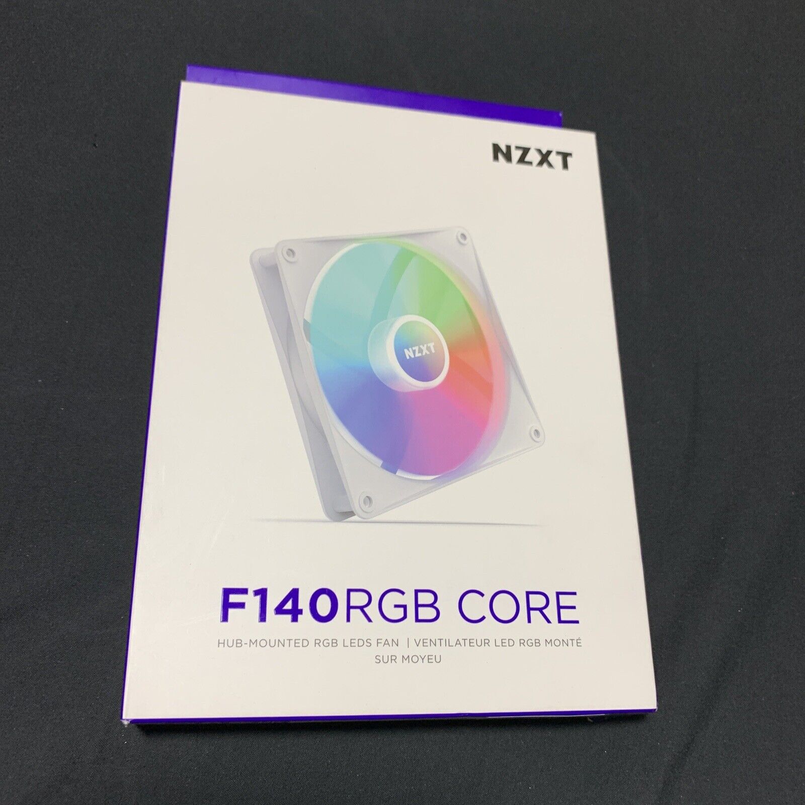 NZXT F140 RGB Core 140mm Hub-Mounted RGB Fan 8 Individually-Addressable LEDs. Available Now for $29.99