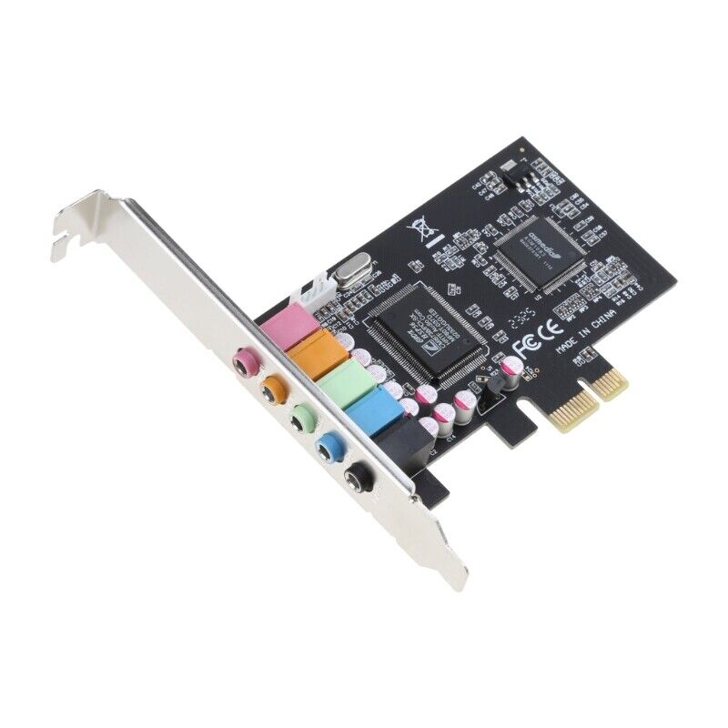 CMI8738 PCIe Sound Card PCI 5.1 Express Card for PC 8 / 7. Available Now for $11.07