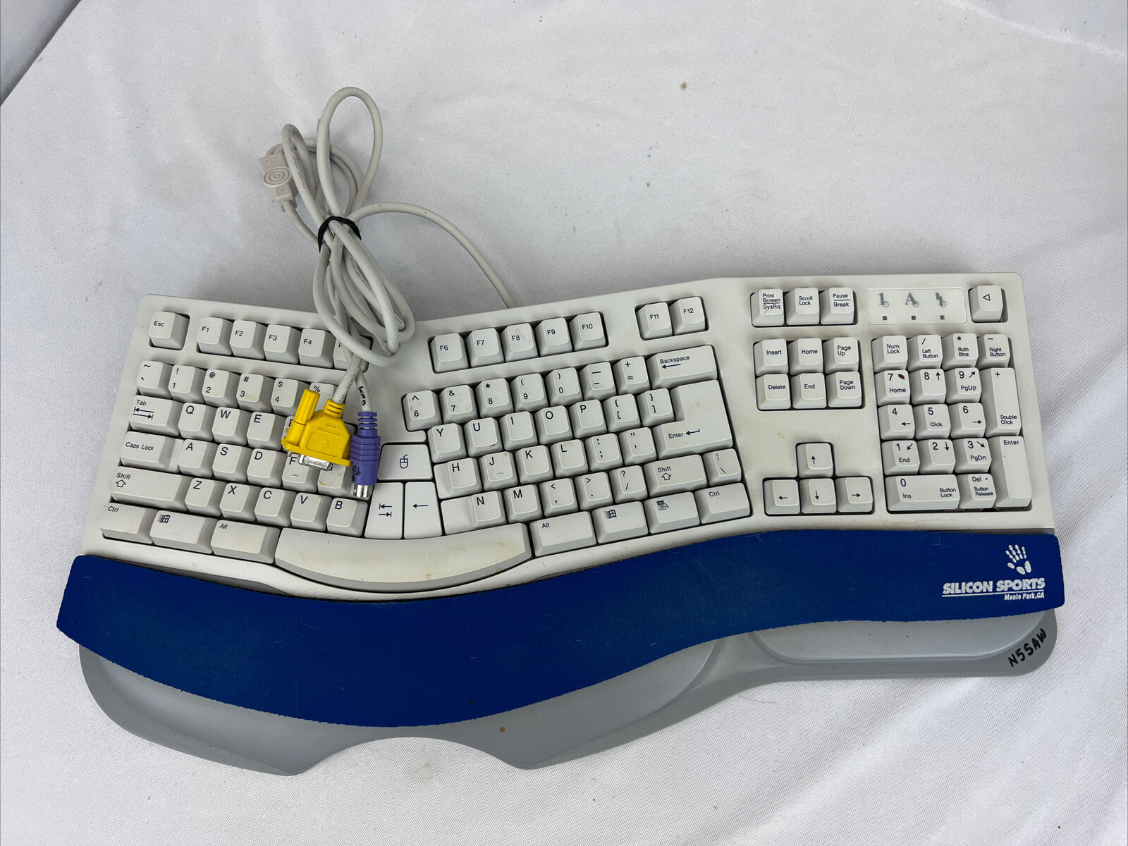 U.S. Logic  SK-6000 Ergonomic  Keyboard Vintage Fast Free Shipping. Available Now for $39.99