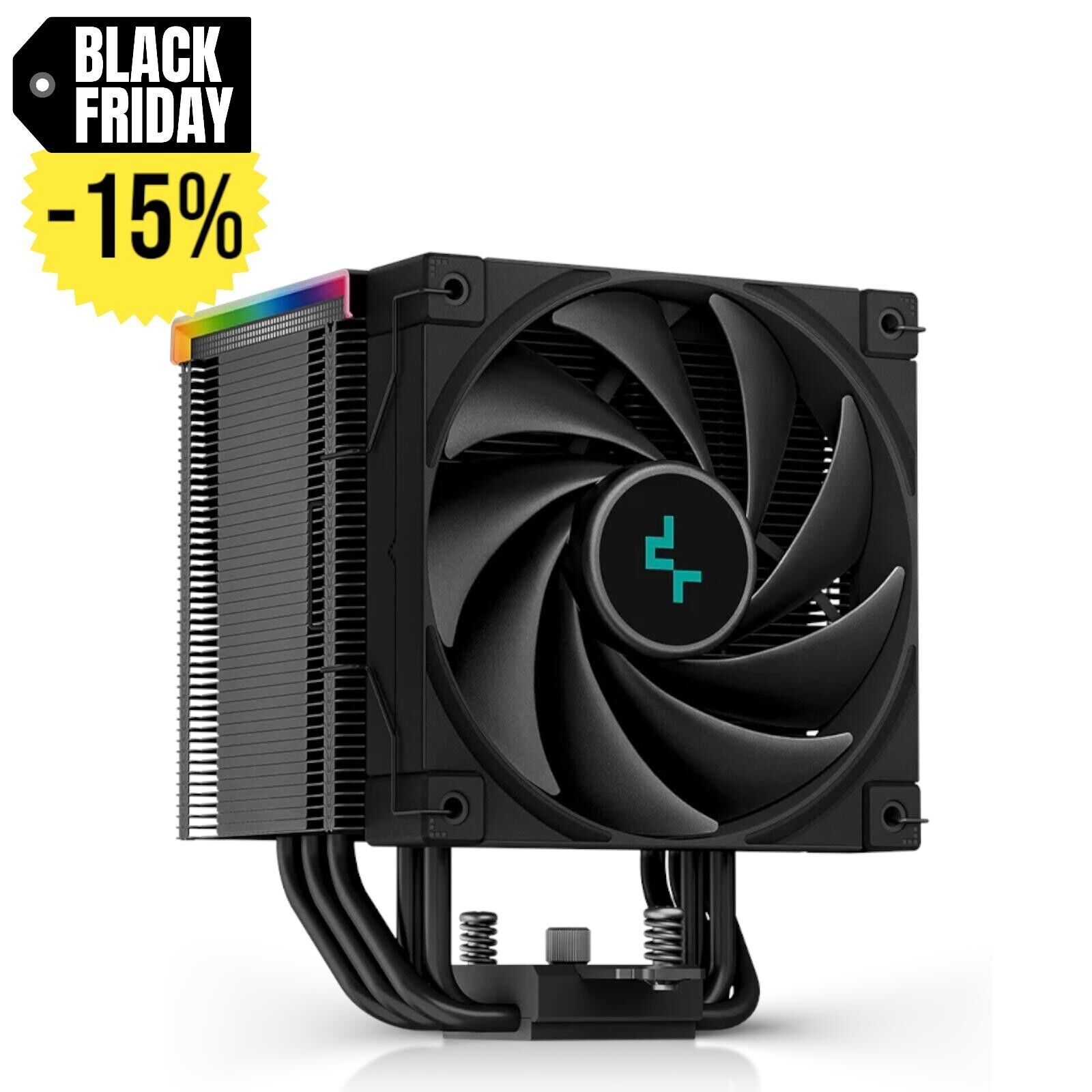 DeepCool AK500 Digital | CPU Cooler Air Cooling with Status Display | Black. Available Now for $56.94