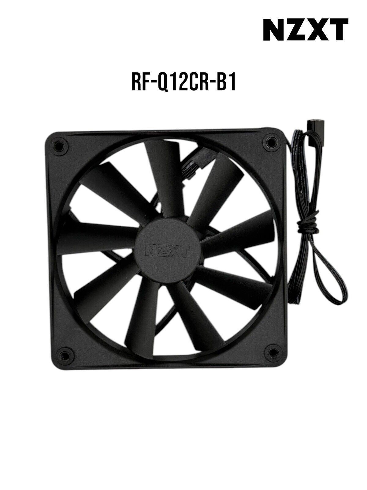 NZXT / 120mm Rifle Bearing Quiet Airflow Case Cooling Fan 3-PIN RF-Q12CR-B1 🔷. Available Now for $10.95